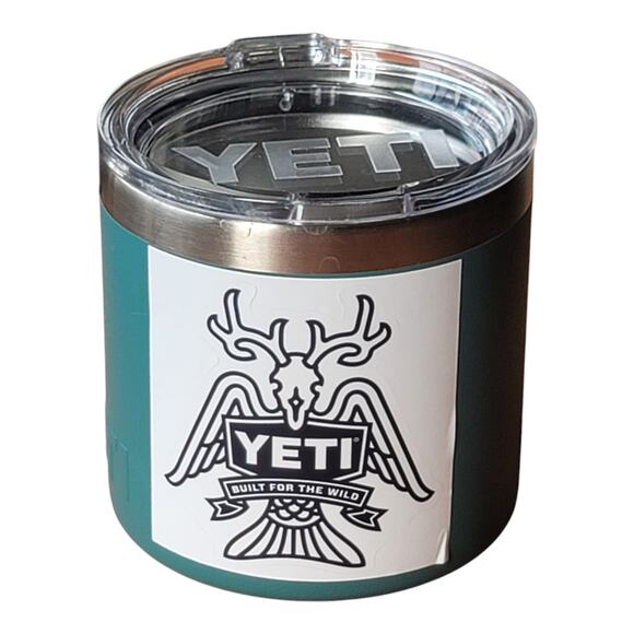 Yeti Rambler Stackable Camp Mug with Lid 14 oz Insulated‎ Stainless Steel Blue - Picture 4 of 4